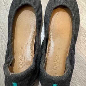 Tieks Women's Gray Ballet Flats